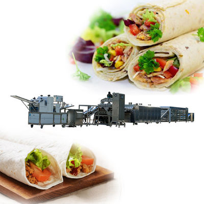 1300pcs/h PLC Core Automatic Tortilla Making Equipment  8"10"12" 18"