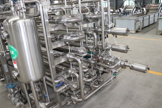 0.1 - Нержавеющая сталь машины стерилизации UHT 20 T/H трубчатая