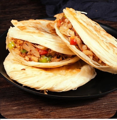 Meat Pie Roti Stuffed Paratha Making Machine Automatic